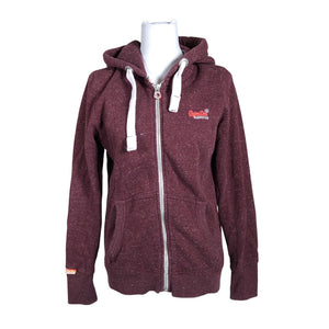 Unisex Superdry - Hoodie, size 38 - Wine red (1)