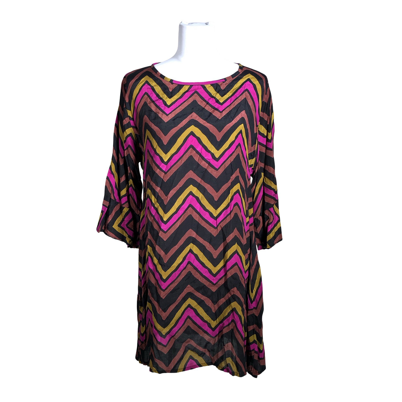 Unisex The Masai - Schiffon dress, size 40 - Black (1)