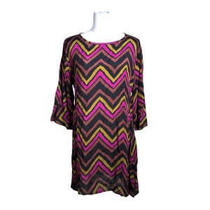 Unisex The Masai - Schiffon dress, size 40 - Black (1)