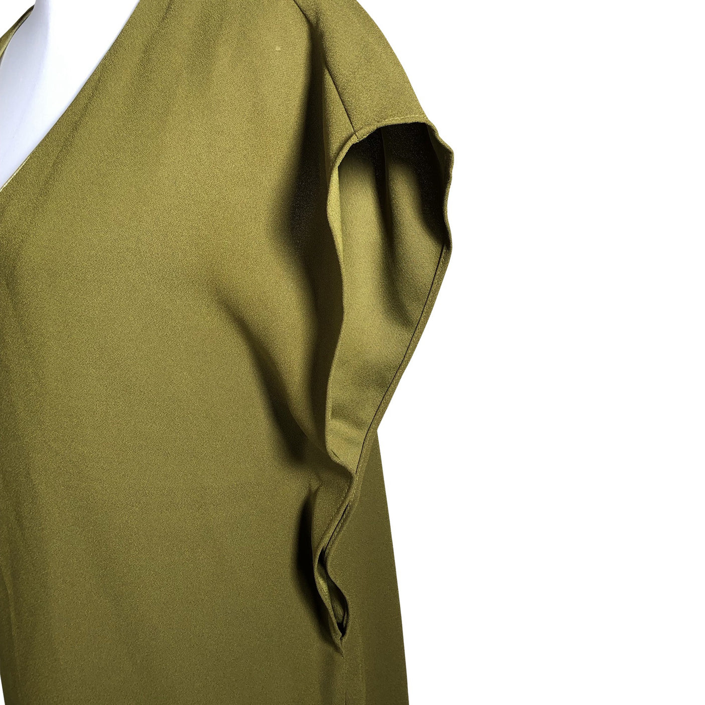Unisex Elogy - Schiffon dress, size 38 - Green (2)