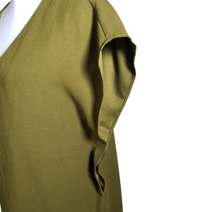 Unisex Elogy - Schiffon dress, size 38 - Green (2)