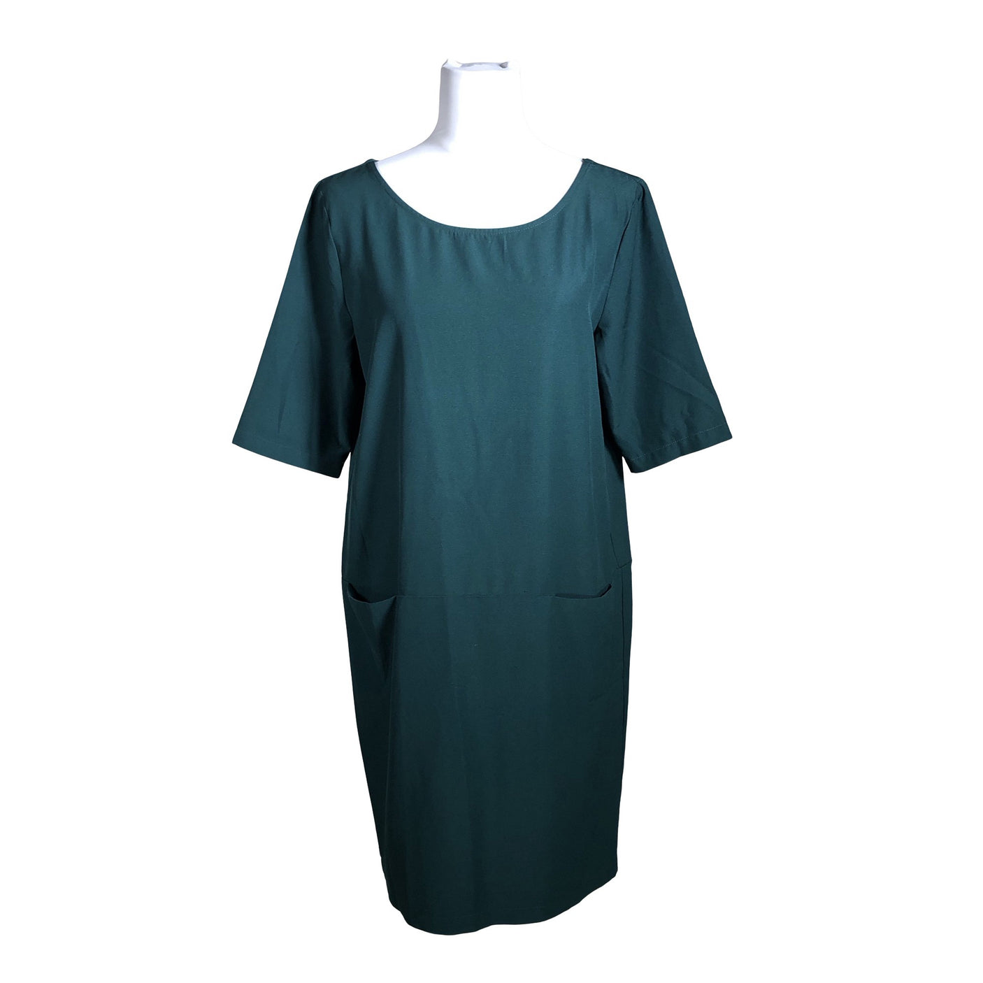 Unisex Selected - Schiffon dress, size 40 - Green (1)