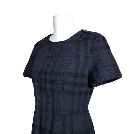Unisex Burberry Brit - Sheath dress, size 38 - Blue (2)