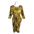 Unisex Papu - Tricot dress, size 34 - Yellow ()