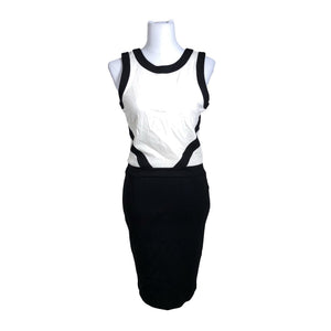 Unisex Selected - Tricot dress, size 38 - Black (1)