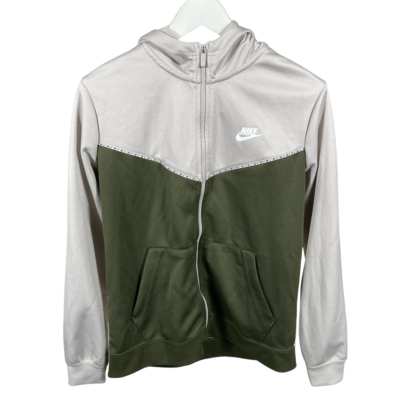 Unisex Nike - Track jacket, size 158 - 164 - Beige (1)