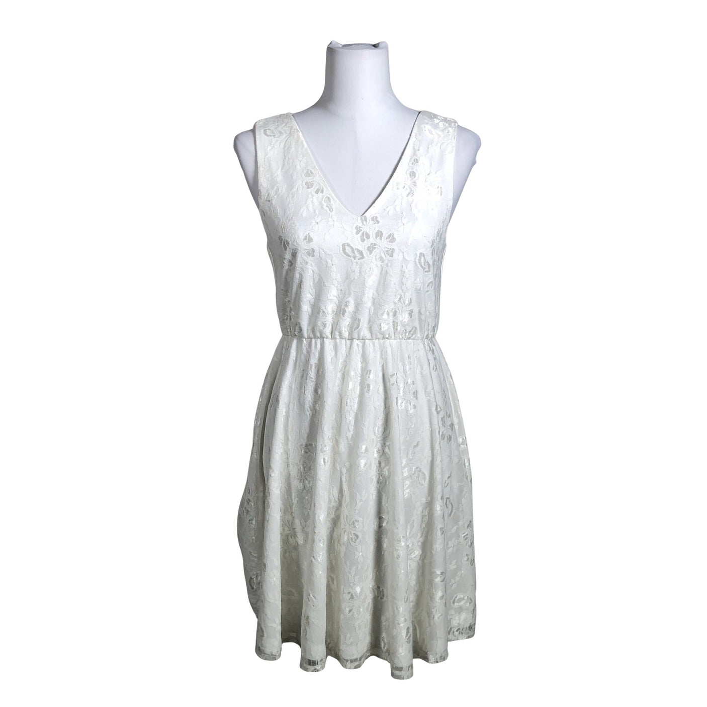 Unisex Jeane Blush - Party dress, size 36 - White (1)