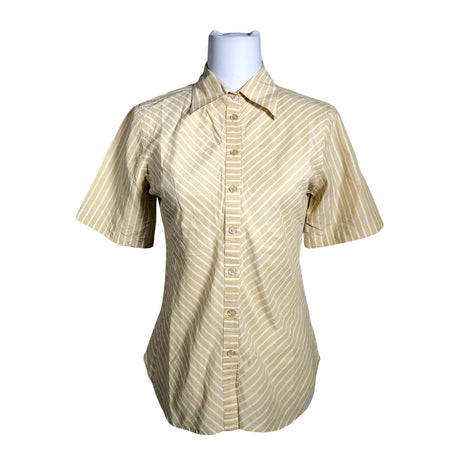 Unisex Järvi Muoti - Short-sleeved blouse, size 36 - Beige ()
