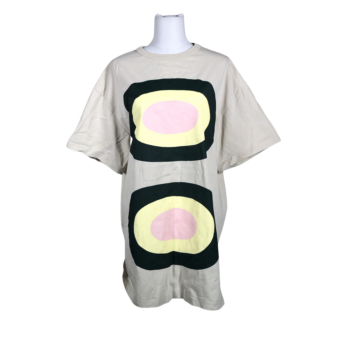 Unisex Marimekko - Tricot tunic, size 38 - Beige (1)