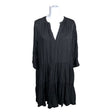 Unisex Lindex - Schiffon dress, size 40 - Black ()