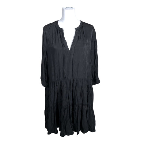 Unisex Lindex - Schiffon dress, size 40 - Black ()