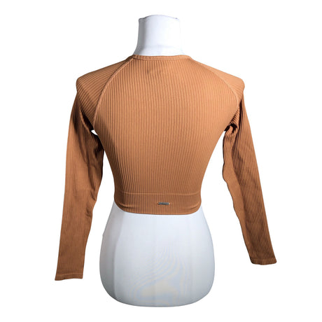 Unisex Aim'n - Sports shirt, long sleeve, size 34 - Brown (2)