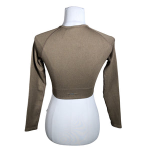 Unisex Aim'n - Sports shirt, long sleeve, size 36 - Beige (2)