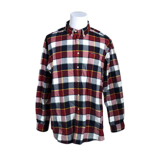 Unisex Barbour - Flannel shirt, size XXL - Wine red (1)
