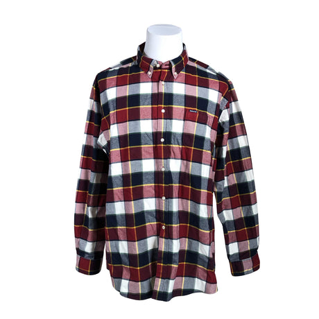 Unisex Barbour - Flannel shirt, size XXL - Wine red ()