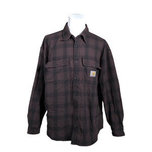 Unisex Carhartt - Flannel shirt, size XXL - Wine red (1)