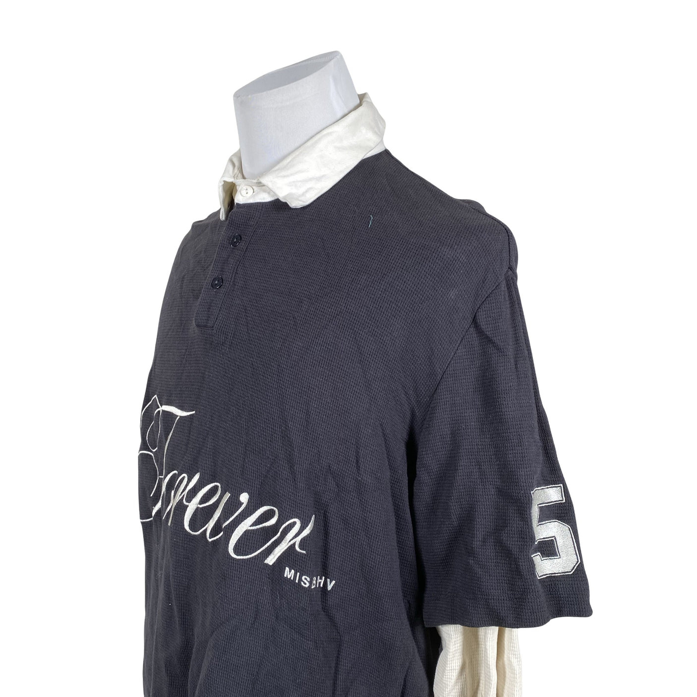 Unisex MISBHV - Tricot shirt, size XL - Gray (2)