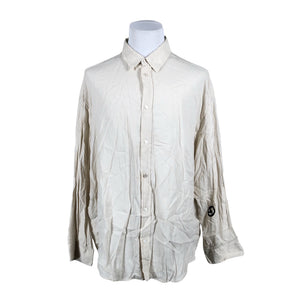 Unisex Acne Studios - Collared shirt, size L - Beige (1)