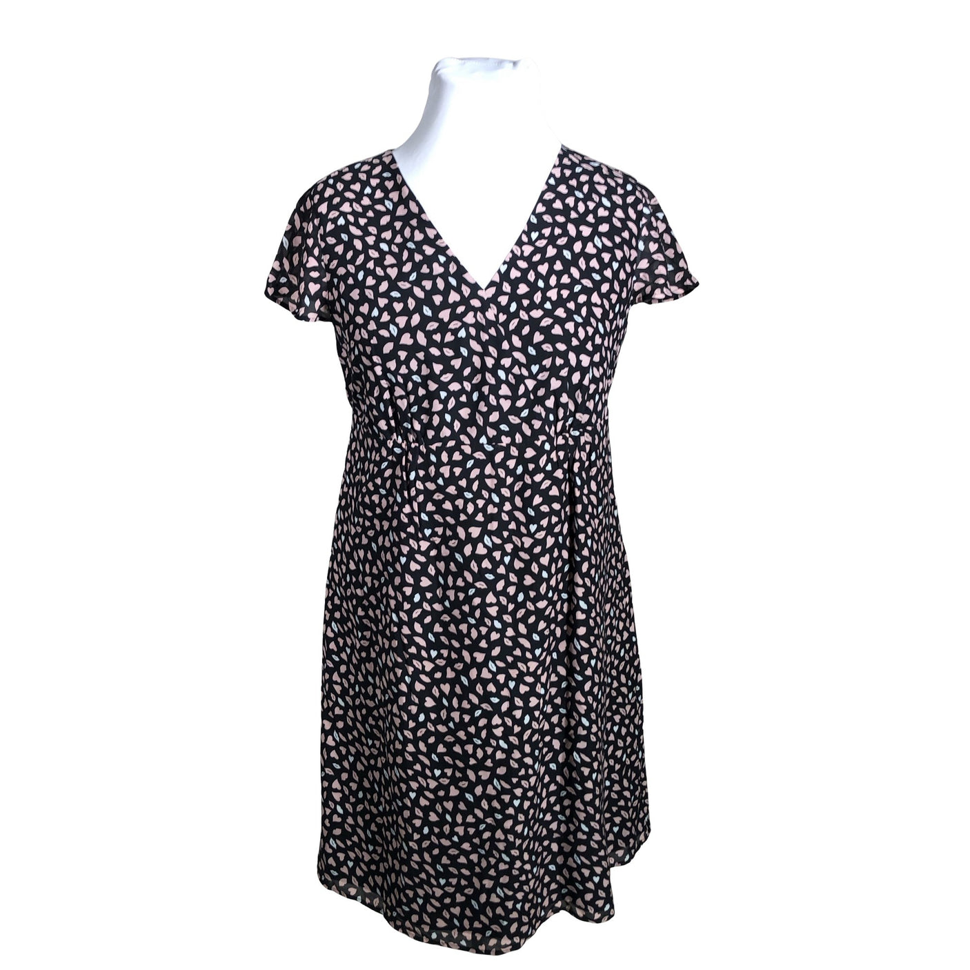 Unisex Peter Hahn - Schiffon dress, size 42 - Black (1)
