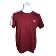 Unisex Adidas - T-shirt, size L - Wine red ()