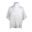 Unisex Bohemiana - Short-sleeved blouse, size 44 - White ()