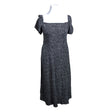 Unisex Even&Odd - Schiffon dress, size 42 - Black ()