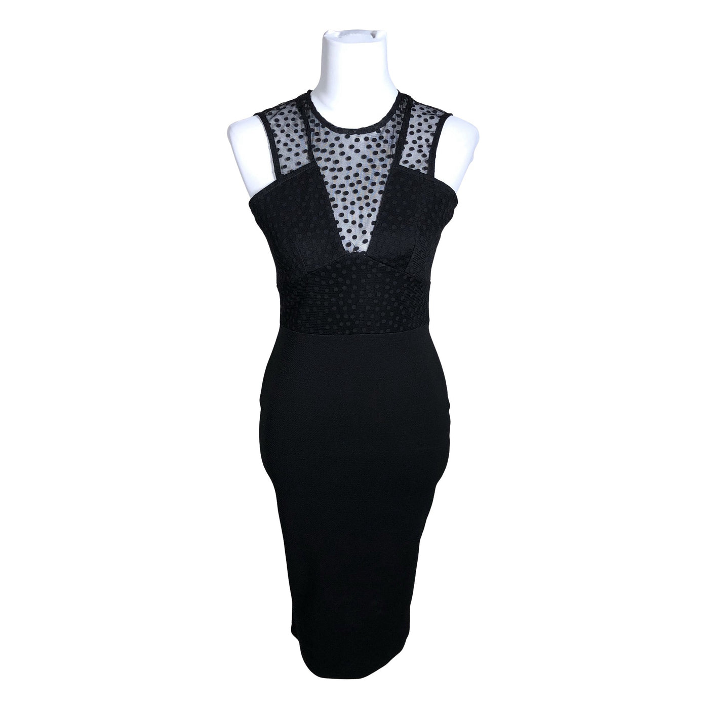 Unisex tfnc London - Tricot dress, size 38 - Black (1)