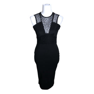 Unisex tfnc London - Tricot dress, size 38 - Black (1)
