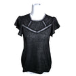 Unisex Grace & Mila - Short-sleeved blouse, size 38 - Black ()