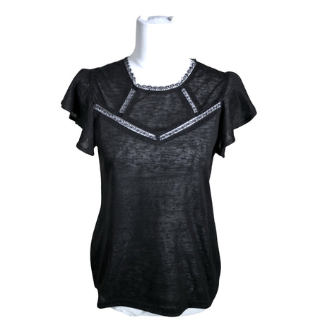 Unisex Grace & Mila - Short-sleeved blouse, size 38 - Black ()