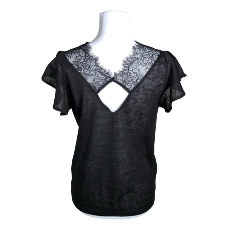 Unisex Grace & Mila - Short-sleeved blouse, size 38 - Black (2)