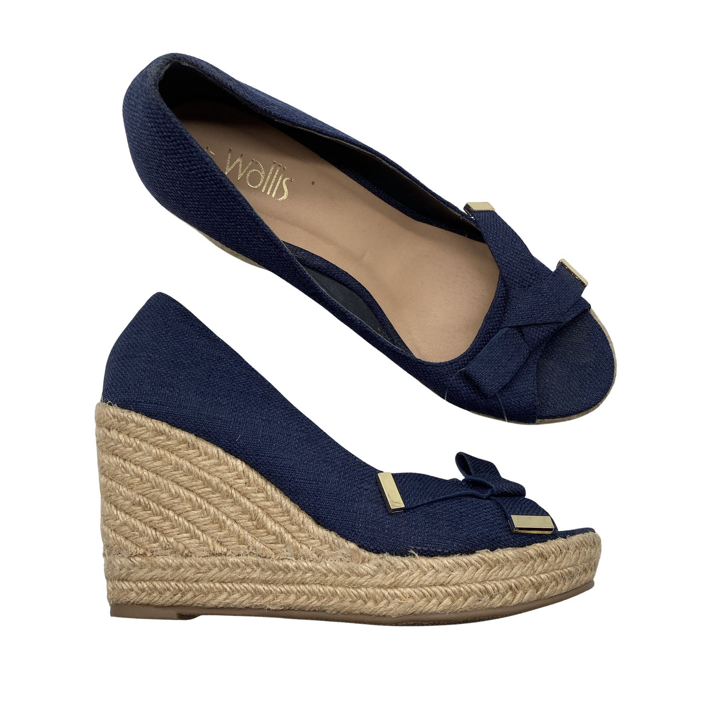 Unisex Wallis - Wedge sandals, size 40 - Blue (1)