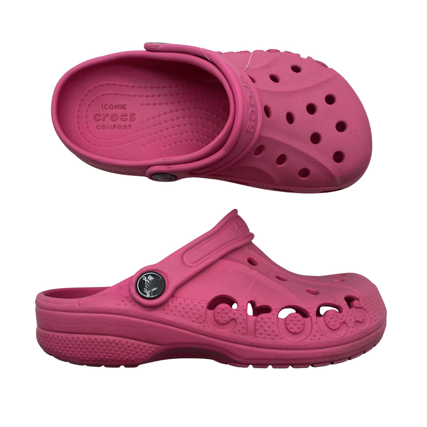 Unisex Crocs - Slip-on shoes, size 33 - Pink (1)