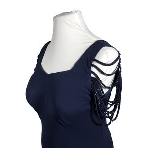 Unisex Ashwi Paris - Party dress, size 44 - Blue (2)