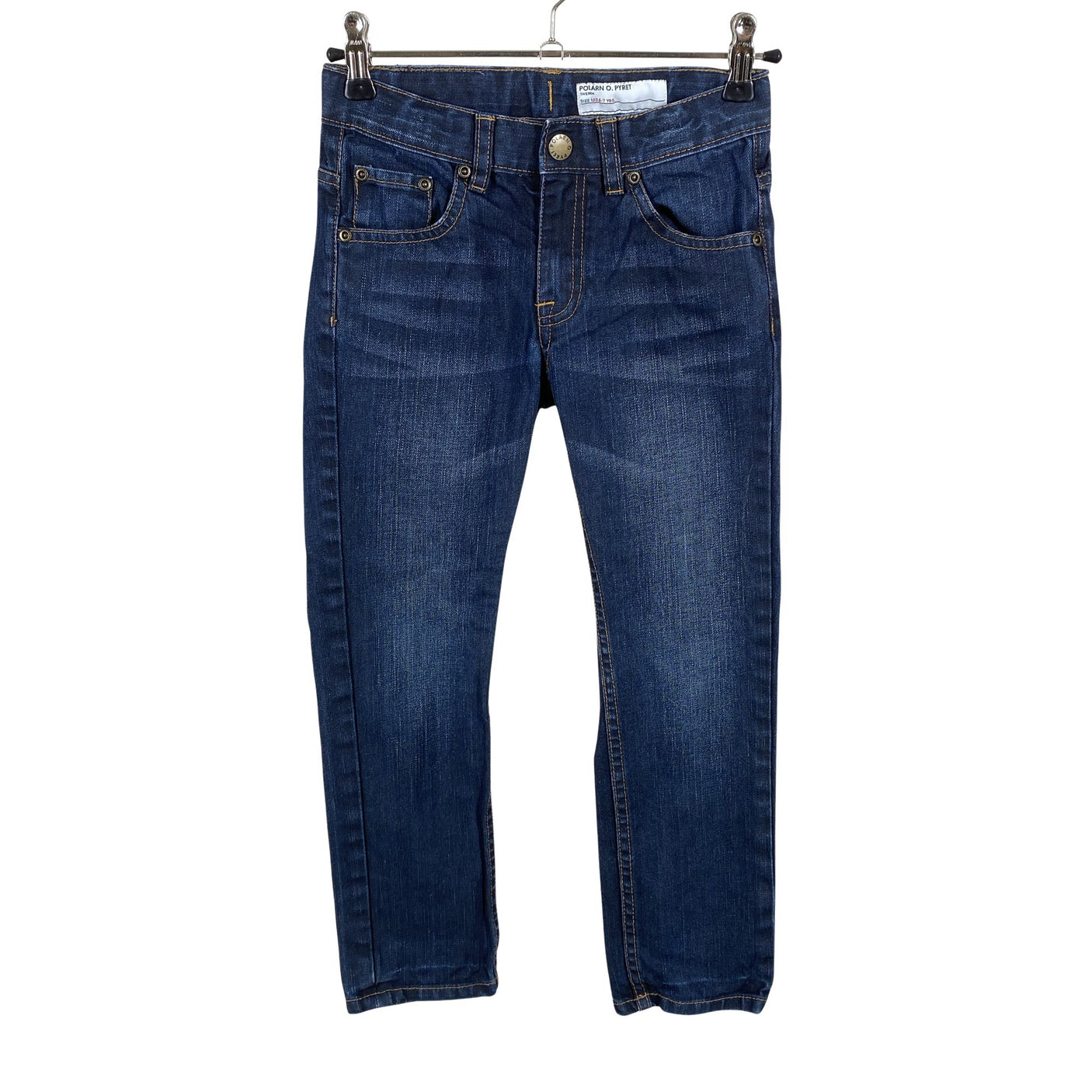 Unisex Polarn O. Pyret - Jeans, size 116 - 122 - Blue (1)