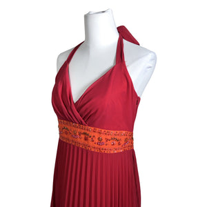Unisex Monsoon - Party dress, size 40 - Orange (3)