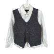 Unisex Lilleman - Collared shirt, size 116 - 122 - White ()