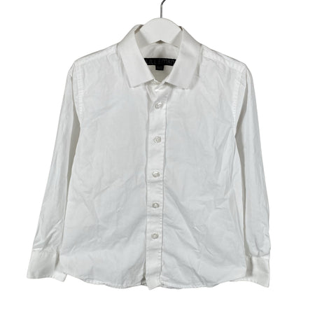 Unisex Lilleman - Collared shirt, size 116 - 122 - White (2)