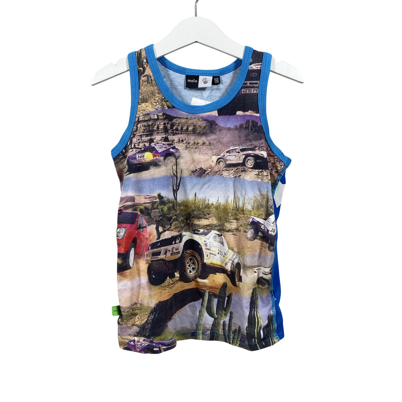 Unisex Molo Kids - Sleeveless shirt, size 122 - 128 - Blue (1)