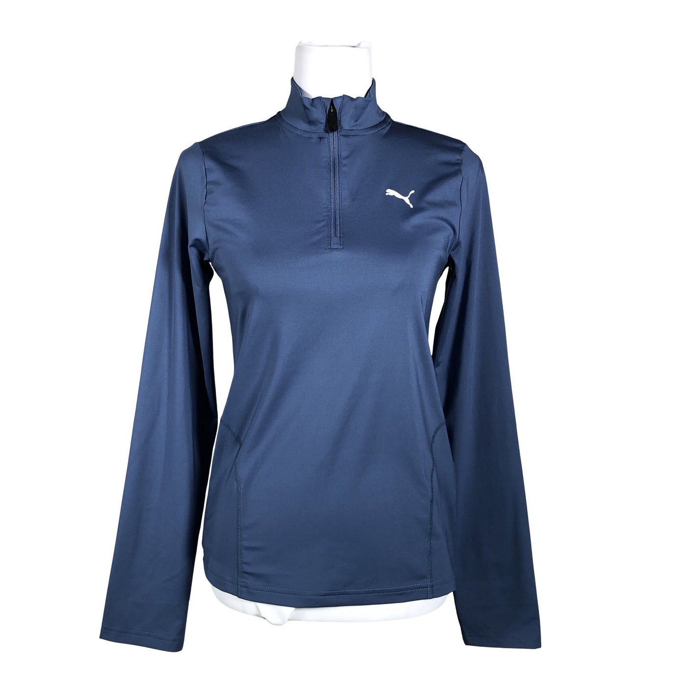 Unisex Puma - Sports shirt, long sleeve, size 34 - Blue (1)