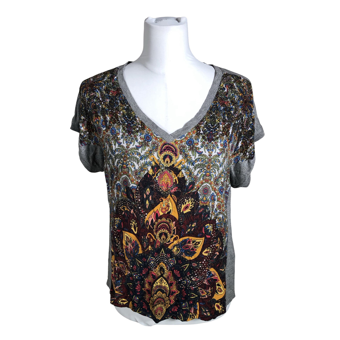 Unisex Desigual - T-shirt, size 38 - Gray (1)
