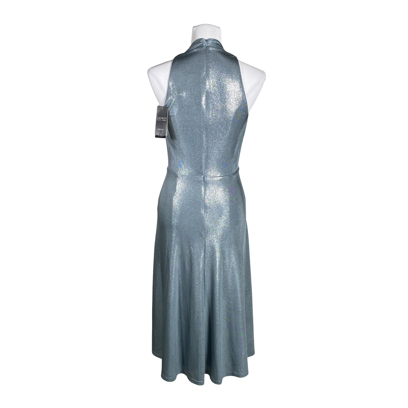 Unisex Lauren Ralph Lauren - Party dress, size 36 - Turquoise (2)