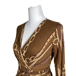 Unisex Andiata - Tricot dress, size 38 - Brown (3)