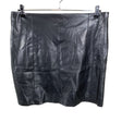 Unisex Lindex - Leather skirt, size 46 - Black ()
