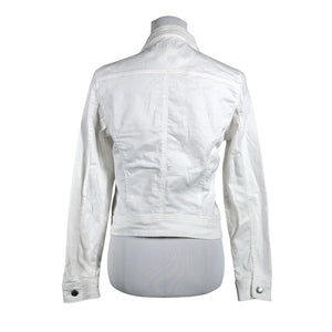 Unisex Red Button - Denim jacket, size 36 - White (2)