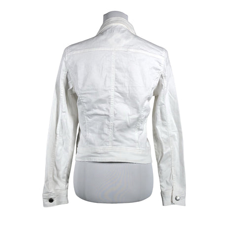 Unisex Red Button - Denim jacket, size 36 - White (2)