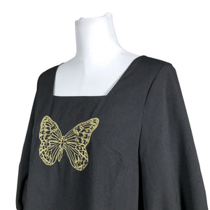 Unisex IVANAhelsinki - Schiffon dress, size 38 - Black (2)