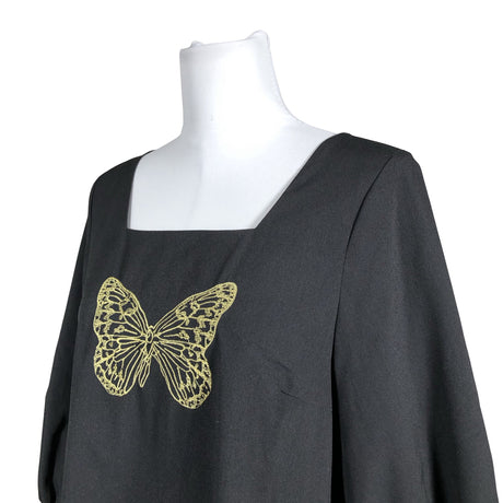 Unisex IVANAhelsinki - Schiffon dress, size 38 - Black (2)