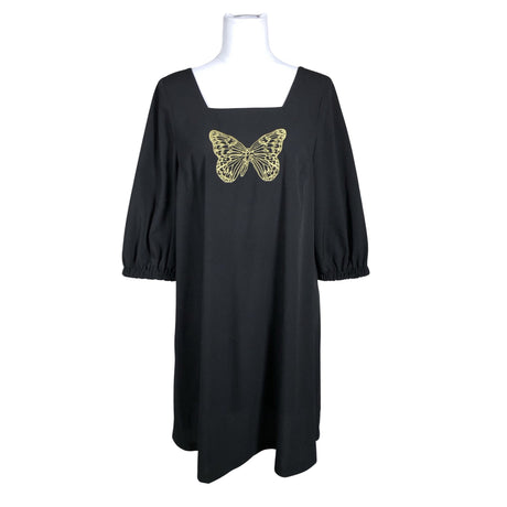 Unisex IVANAhelsinki - Schiffon dress, size 38 - Black ()