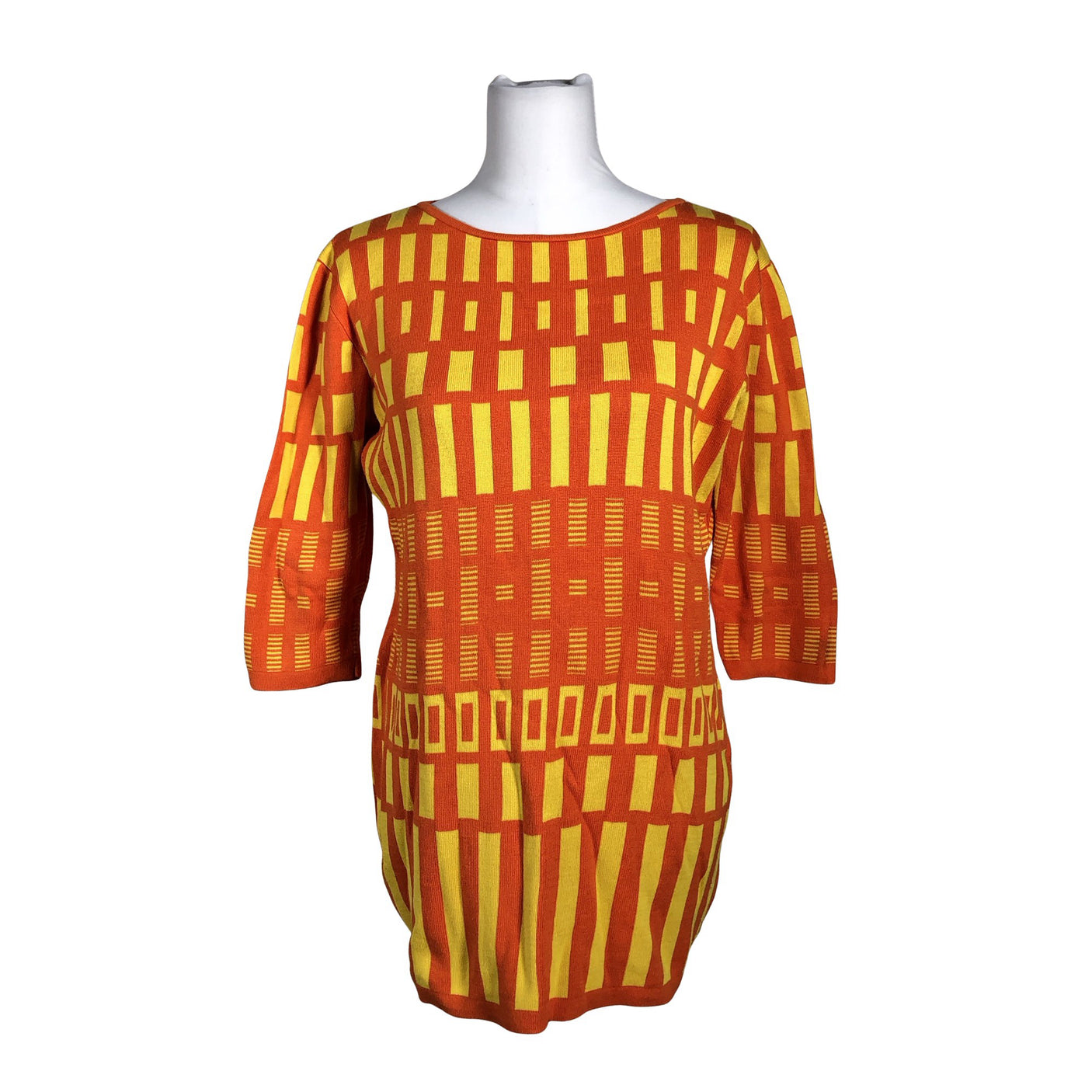 Unisex Marimekko - Knit tunic, size 40 - Orange (1)